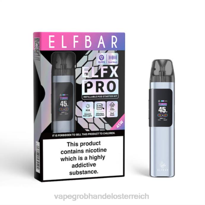 TT005 Schwarz ELFBAR ELFX Pro Öffnen Sie das POD -Gerät