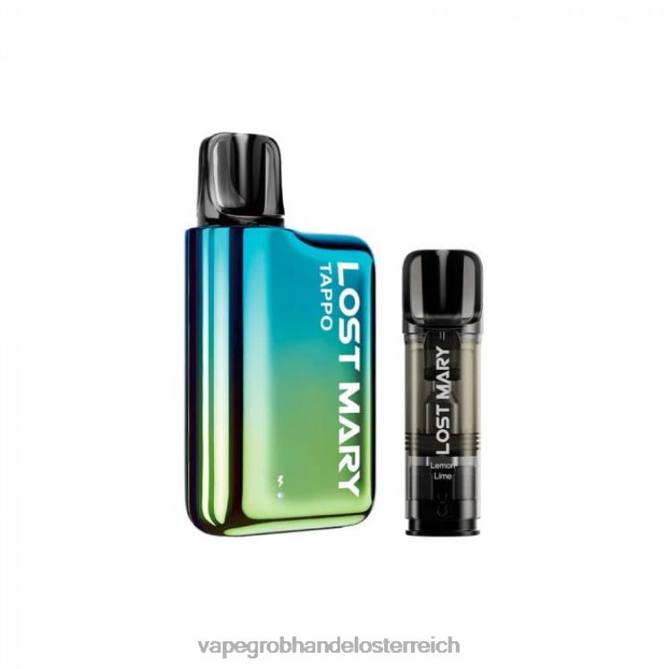 Vape Großhändler Blaugrün x Zitronenlimette 4FVXR436 LOST MARY Tappo Pod-Vape-Kit