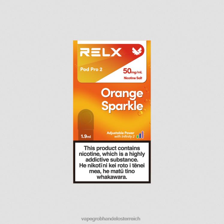 orangefarbener Glanz