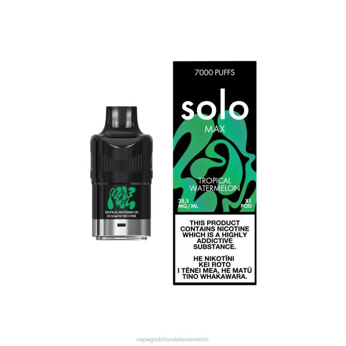 Vape Großhandel Preise 64R682 - Solo MAX Schote tropische Wassermelone