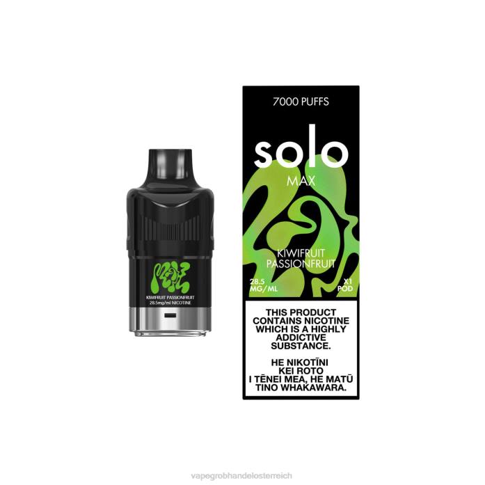 Vape Großhandel Preise 64R690 - Solo MAX Schote Kiwis, Passionsfrüchte