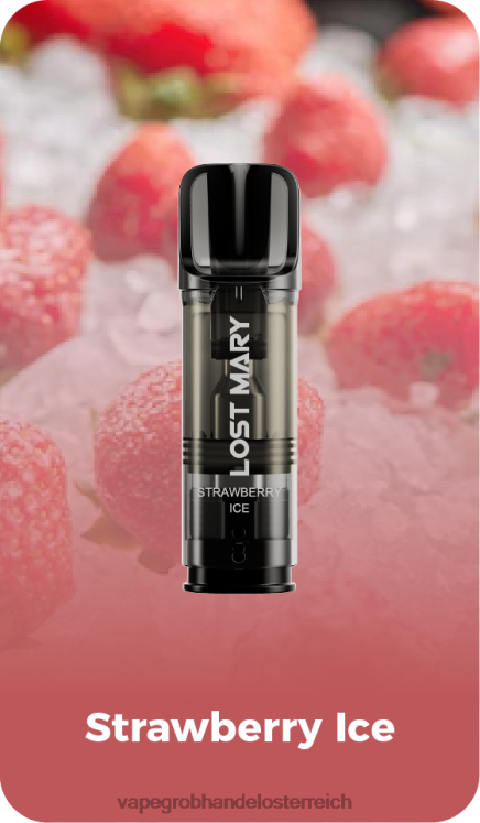 Vape Nikotinfrei Nachfüllbar Erdbeereis 4FVXR430 LOST MARY Tappo vorgefüllte Ersatzkapseln