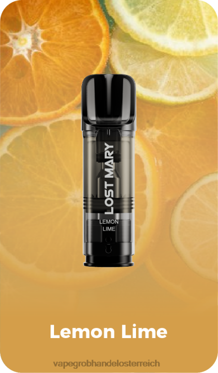 Vape Wien Zitronenlimette 4FVXR425 LOST MARY Tappo vorgefüllte Ersatzkapseln